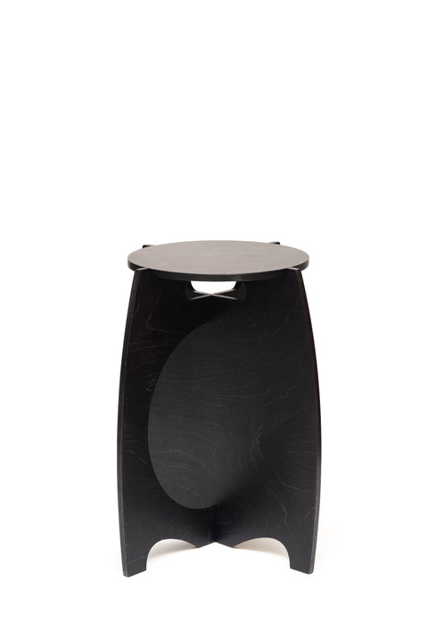 Welcome Stool - "CHARCOAL"